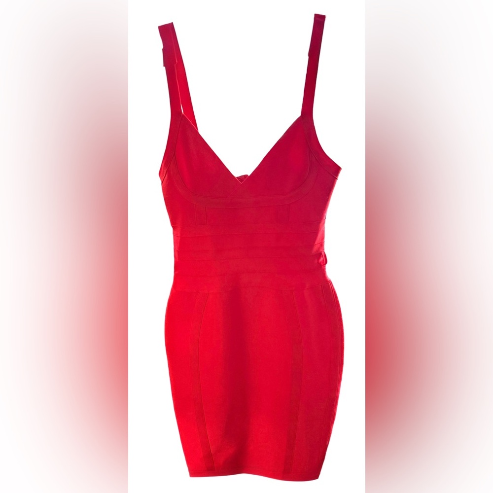 CATCHALL Lipstick Red 💋Bandage Bodycon Dress - Size MEDIUM (US 4/6)